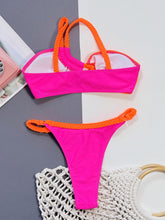 Poppy Color Block Bikini Set