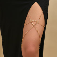 Goldie Heart Leg Chain